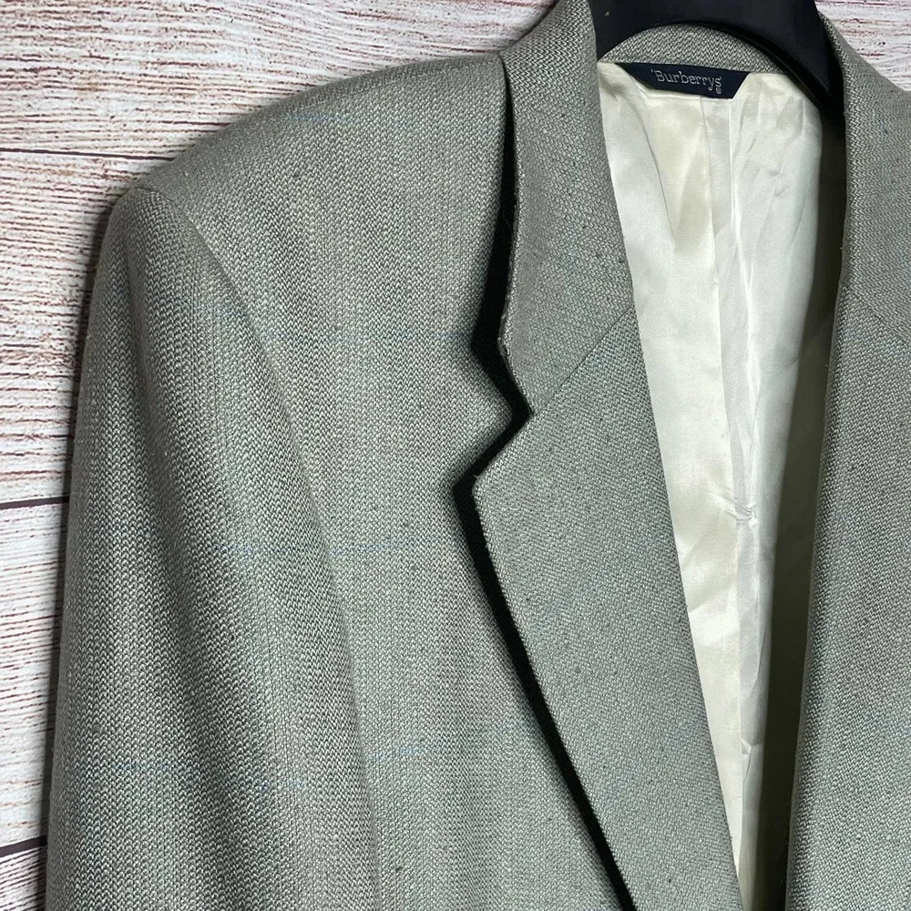 Burberry Burberrys London Vintage Men's Button Blazer Jacket